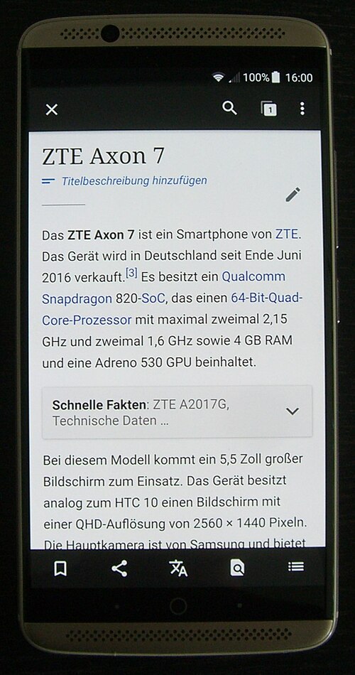 ZTE Axon 7